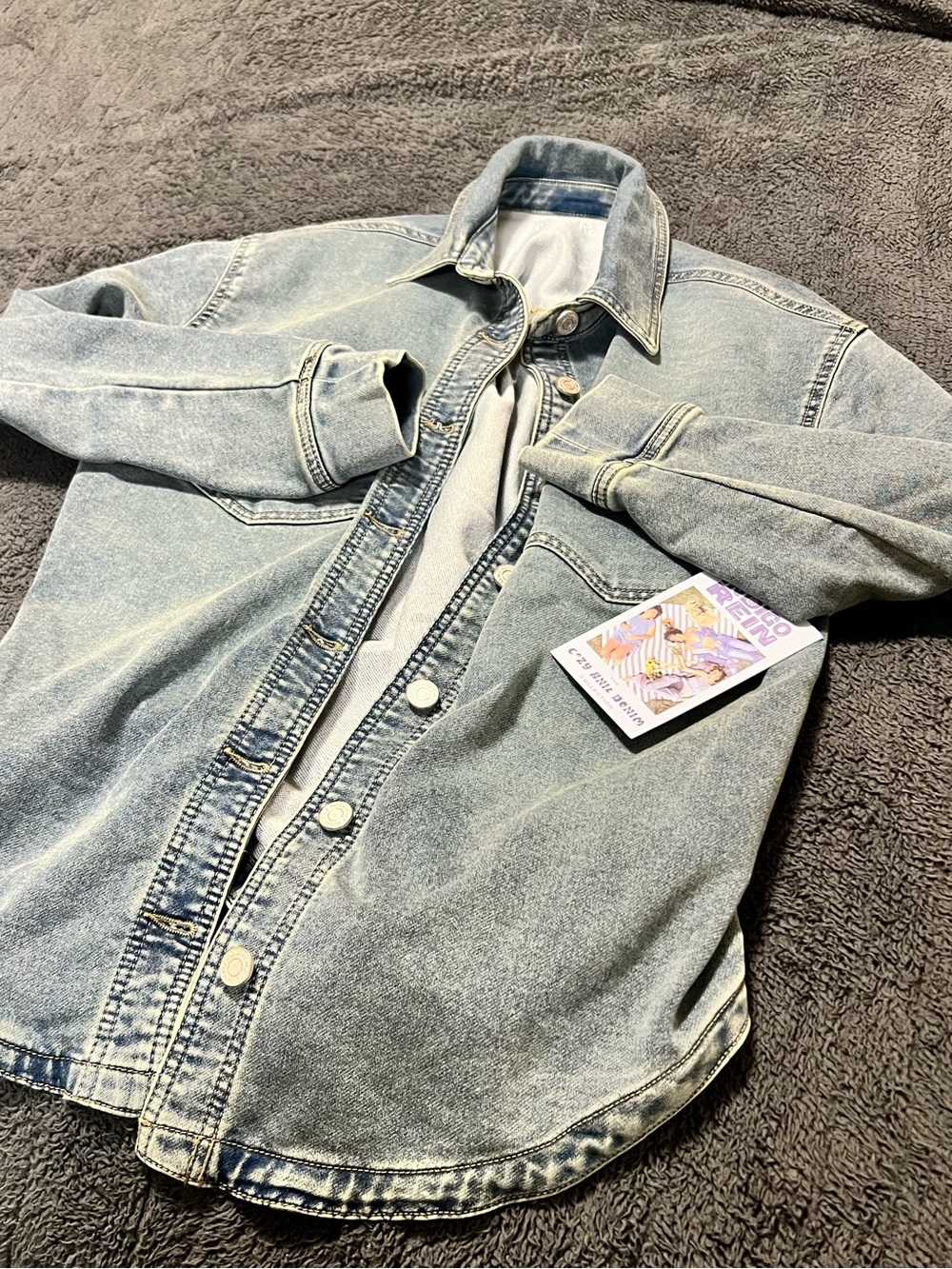 Indigo Rein Light Blue Denim Jacket